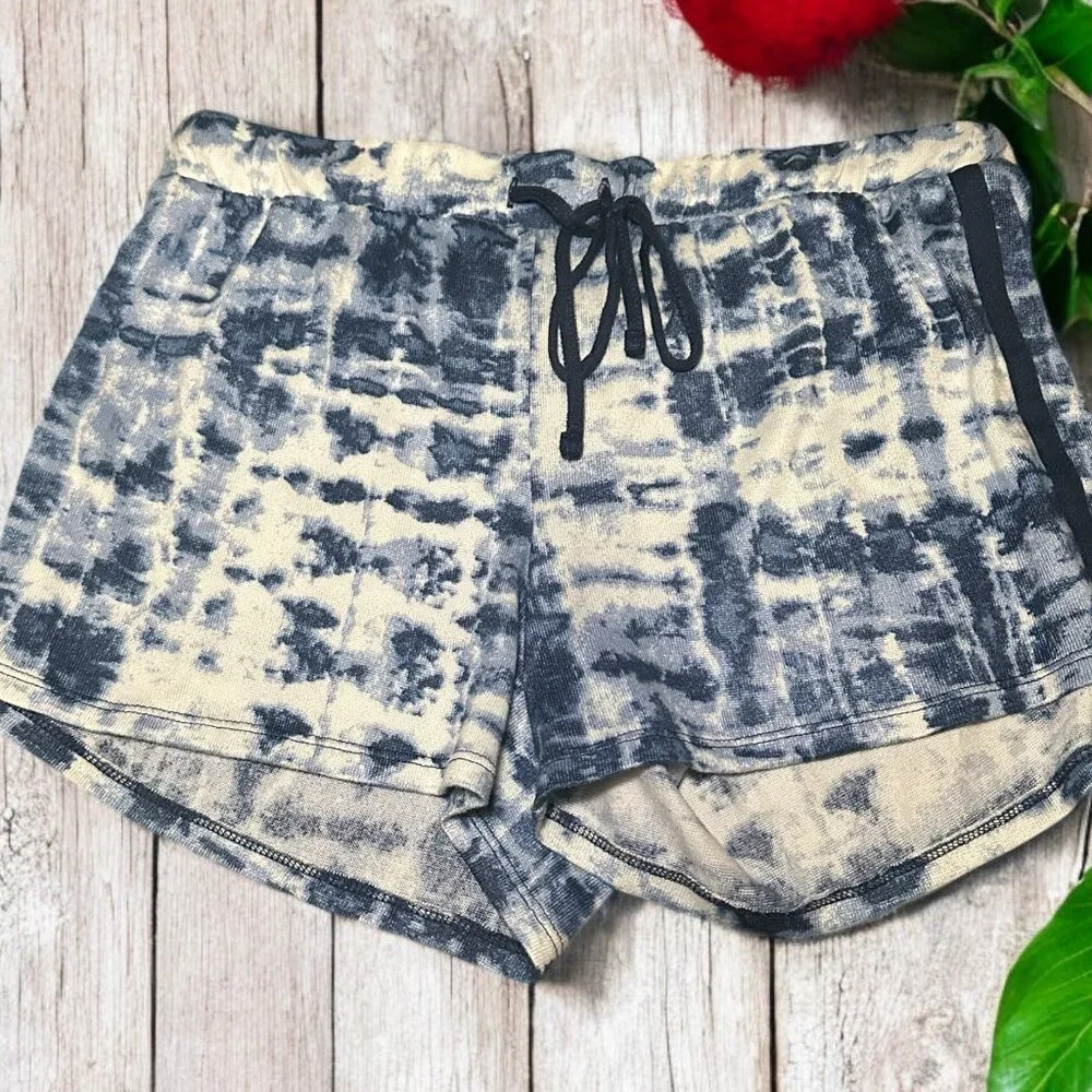 Lucky Brand Women's Super Soft Knit‎ Winter Tie Dye PJ Pajamas Set Blue Size S